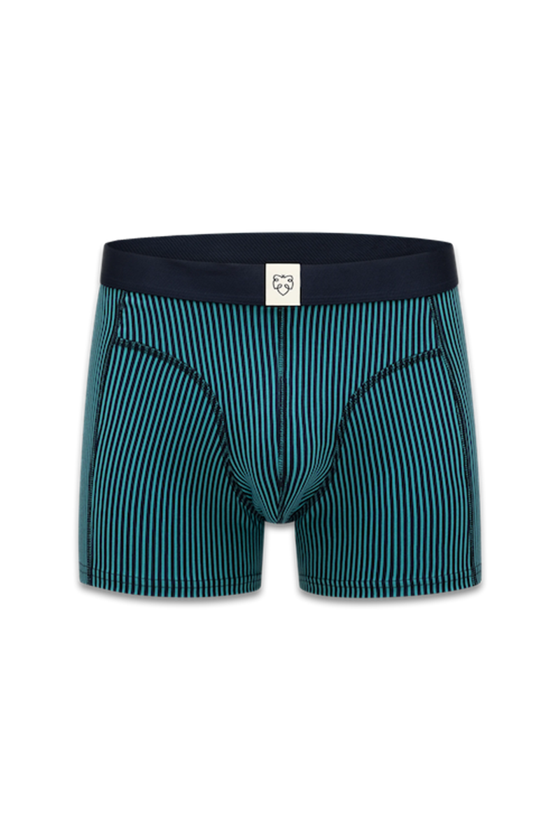 A-dam Boxershort Twotone Stripe Blauw 1