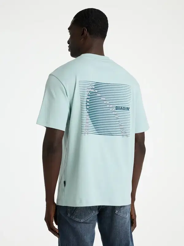 CHASIN T-Shirt Ido Blauw 1