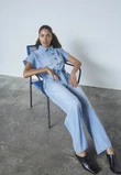 Sisters Point Jumpsuit Feba Blauw 1