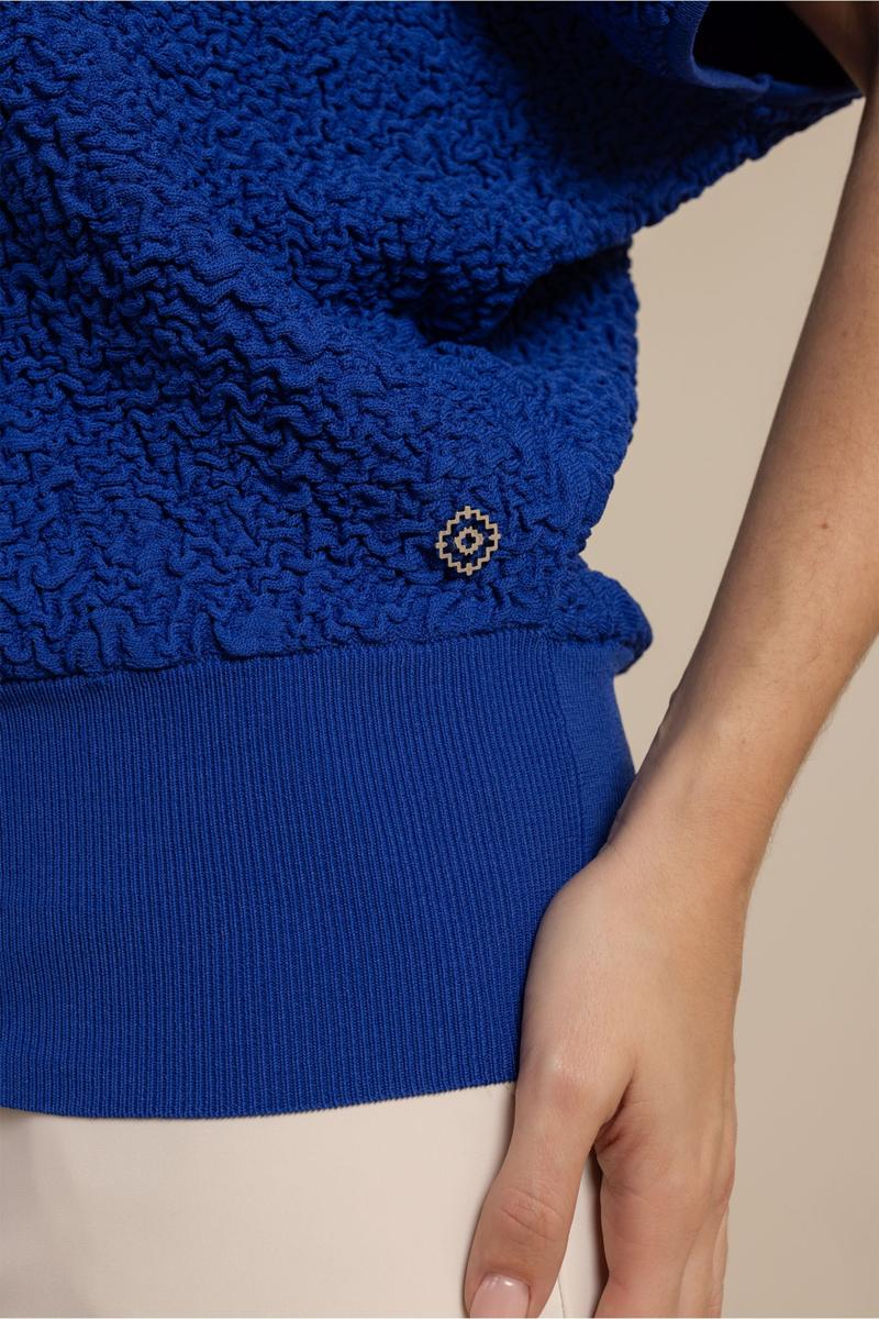 Studio Anneloes Trui Lenti structure p Blauw 4