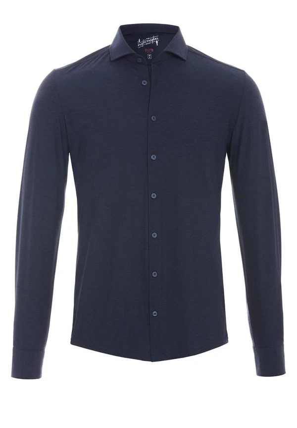 Pure Overhemd 3386-21150 Blauw 1