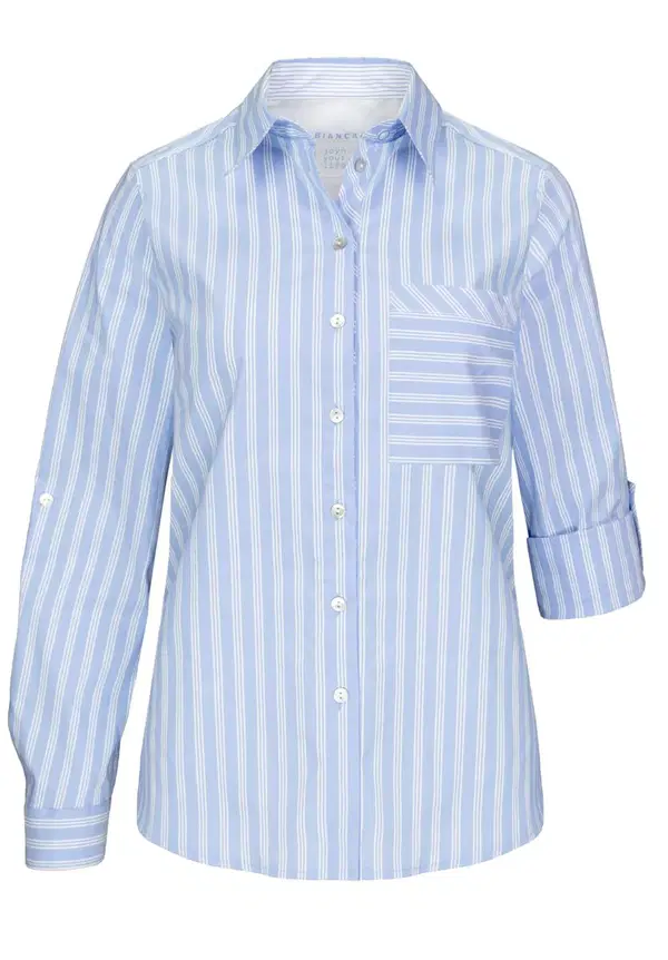 Bianca Blouse Anina Blauw 1