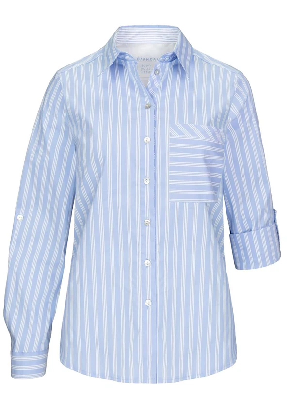 Bianca Blouse Anina Blauw 1