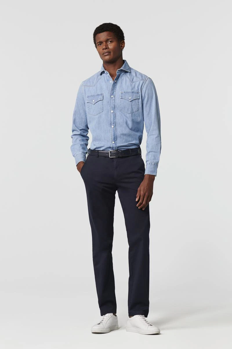Meyer Pantalon Bonn 9-3004 Blauw 6