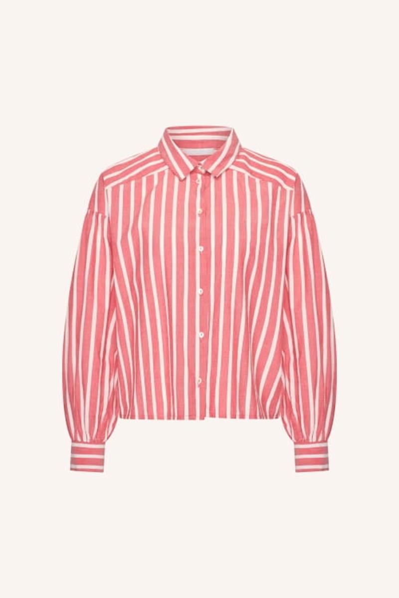 By-Bar Blouse Sarah Stripe Rood 2