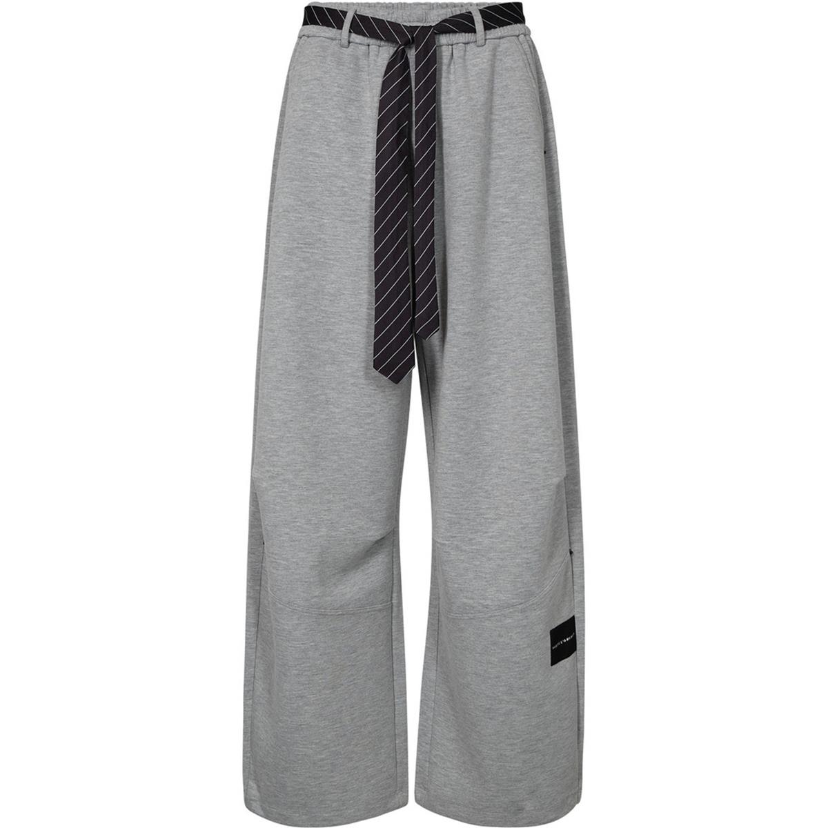 Haute L'Amitié Trackpants Maxi Split Grijs 1