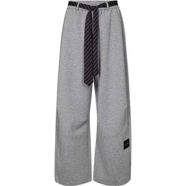 Haute L'Amitié Trackpants Maxi Split Grijs 1