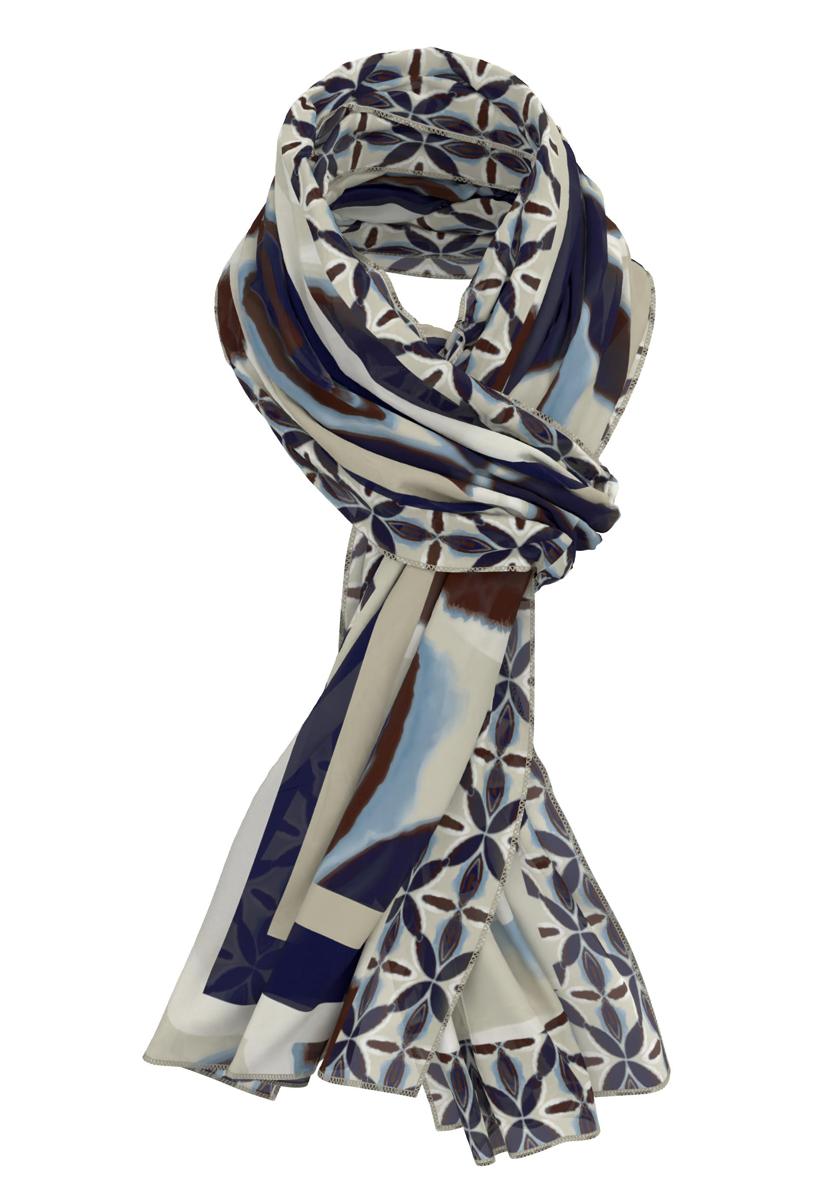 Frank Walder Sjaal NOS725770 Blauw 2