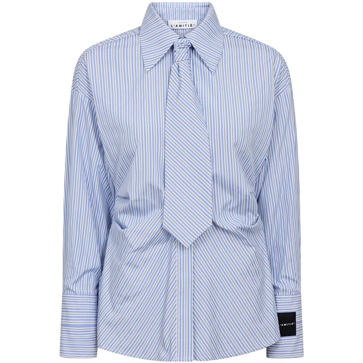 Haute L'Amitié Blouse Emma Tie Blauw 1