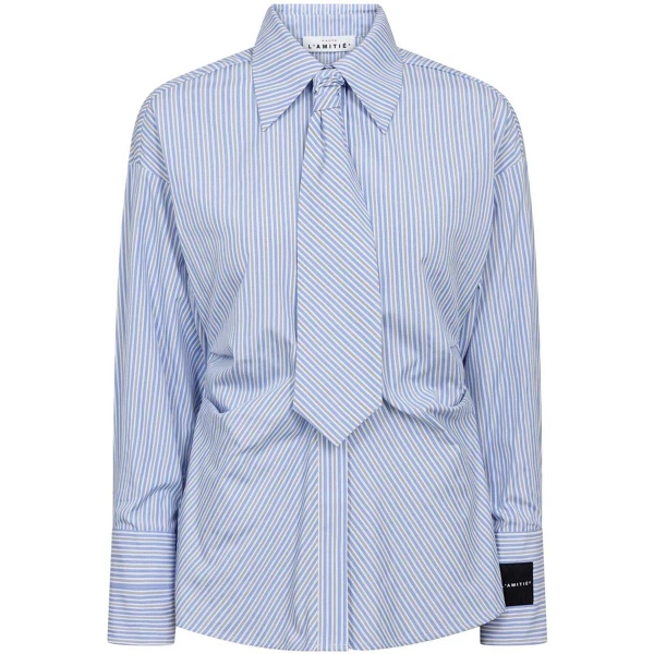 Haute L'Amitié Blouse Emma Tie Blauw 1