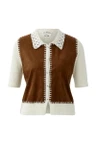 Oui Vest 0097159 Bruin 2