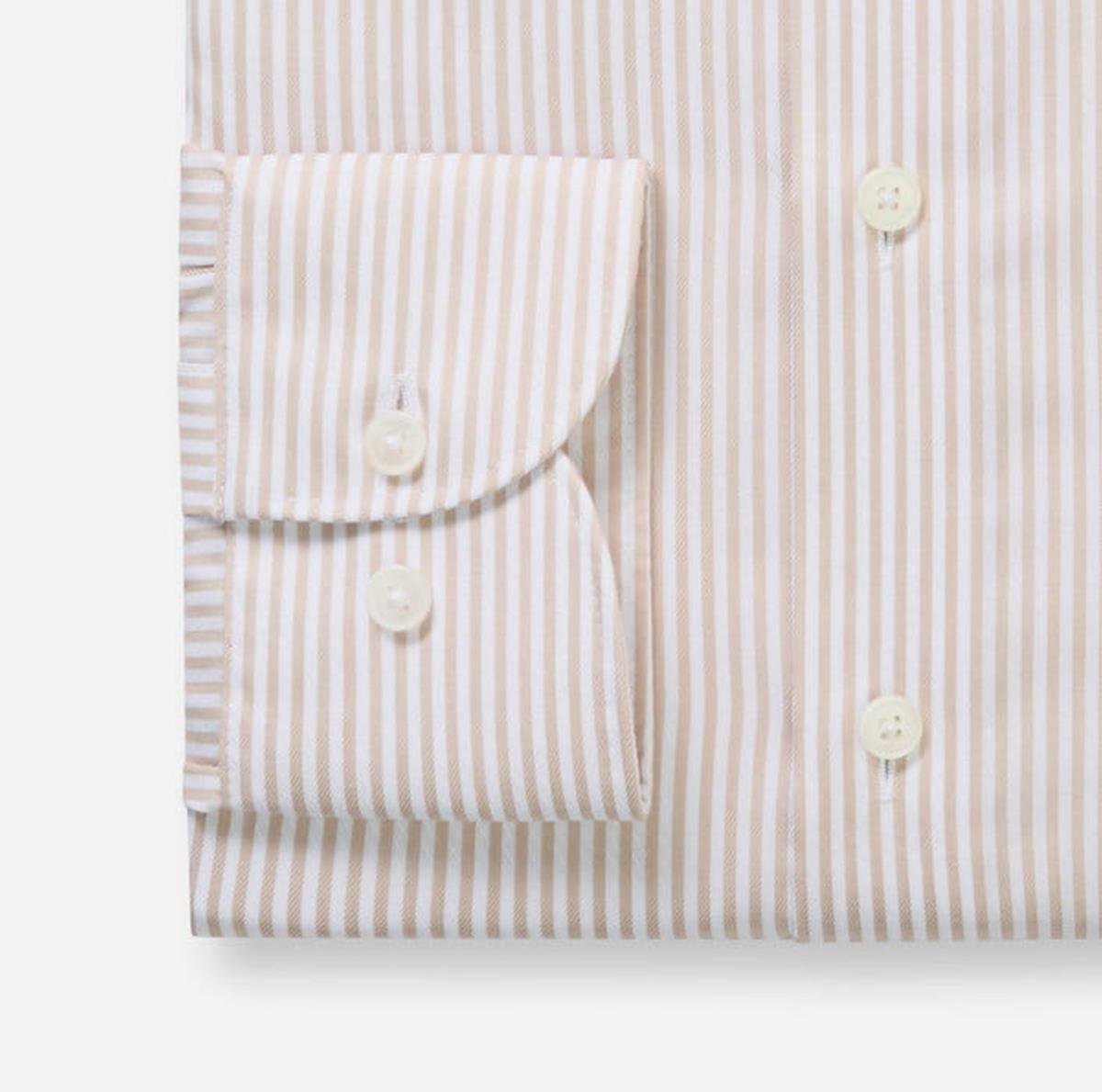 Olymp Overhemd 135874 Beige 5