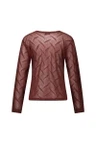 Studio Anneloes Longsleeve Reagan lace top Bruin 2