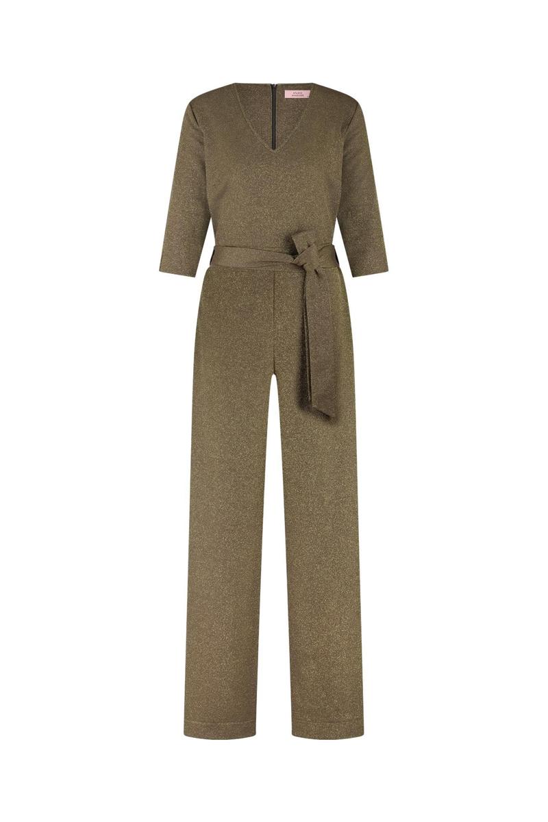 Studio Anneloes Jumpsuit Odessi sparkle Goud 2
