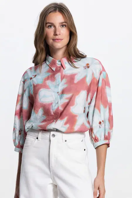 Jansen Amsterdam Blouse PIP SS26 Roze 1