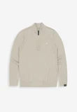 Butcher of Blue Trui Clifden Halfzip Beige 2