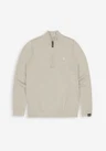 Butcher of Blue Trui Clifden Halfzip Beige 2