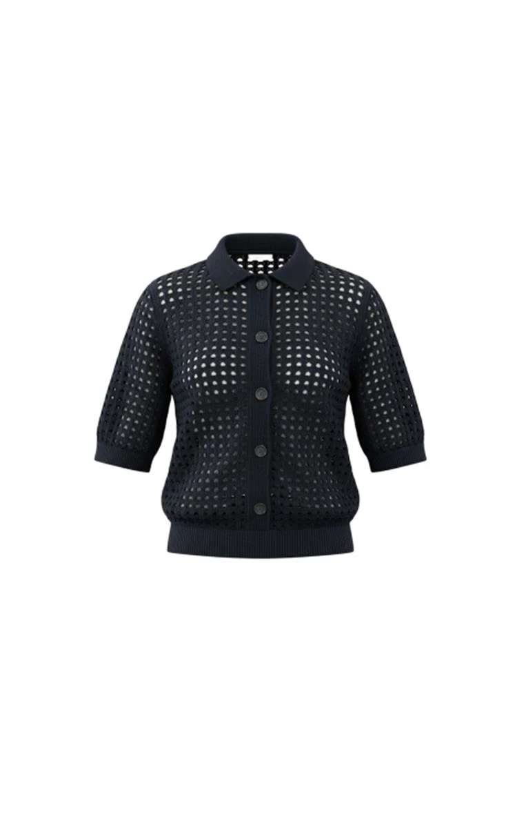 Aimée the Label Vest Gina Blauw 2