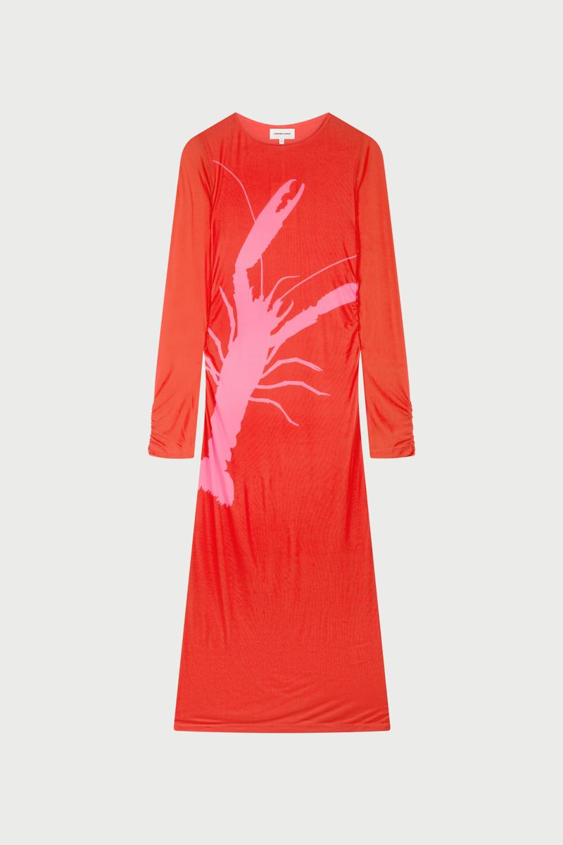 Fabienne Chapot Jurk Sionara Rood 2