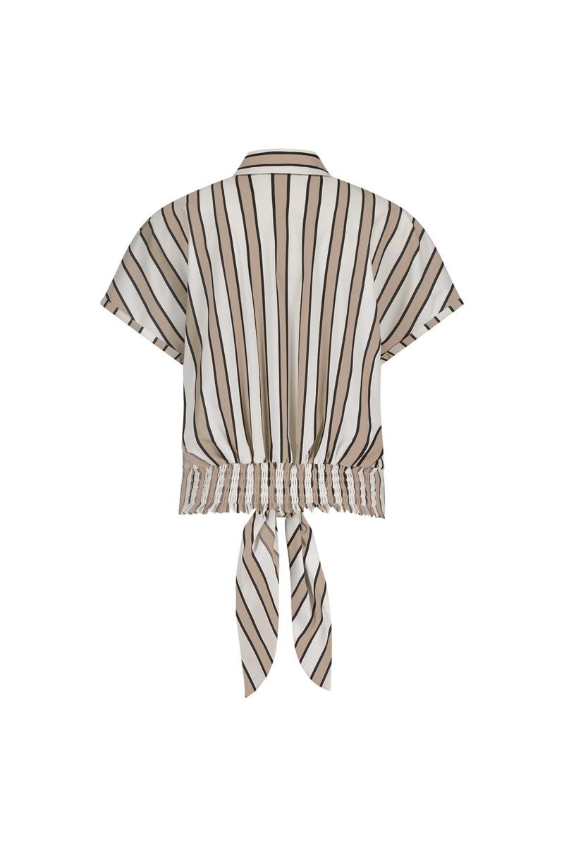 Studio Anneloes Blouse Lena Stripe Beige 4
