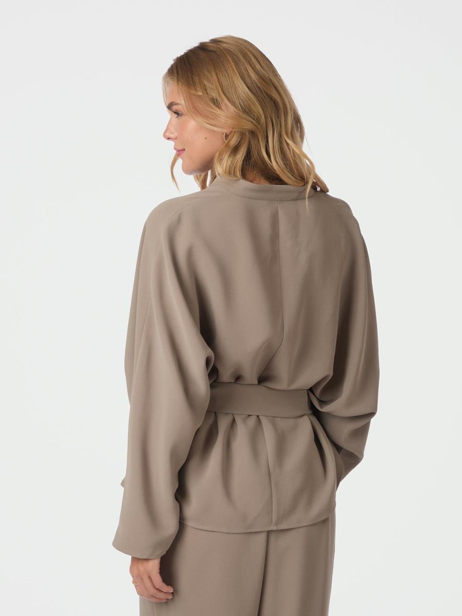 Neo Noir Blouse Ellery Taupe 3