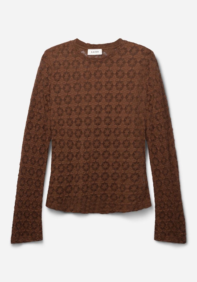 Aaiko Longsleeve MASON CO 155 Bruin 1