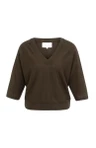 YAYA Trui 01-000609-607 Bruin 2