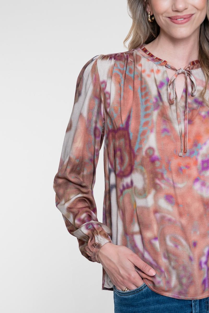 Geisha Blouse 63692-20 Taupe 2