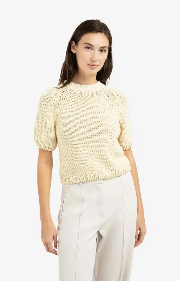 YAYA Trui 01-000551-602 Geel  1