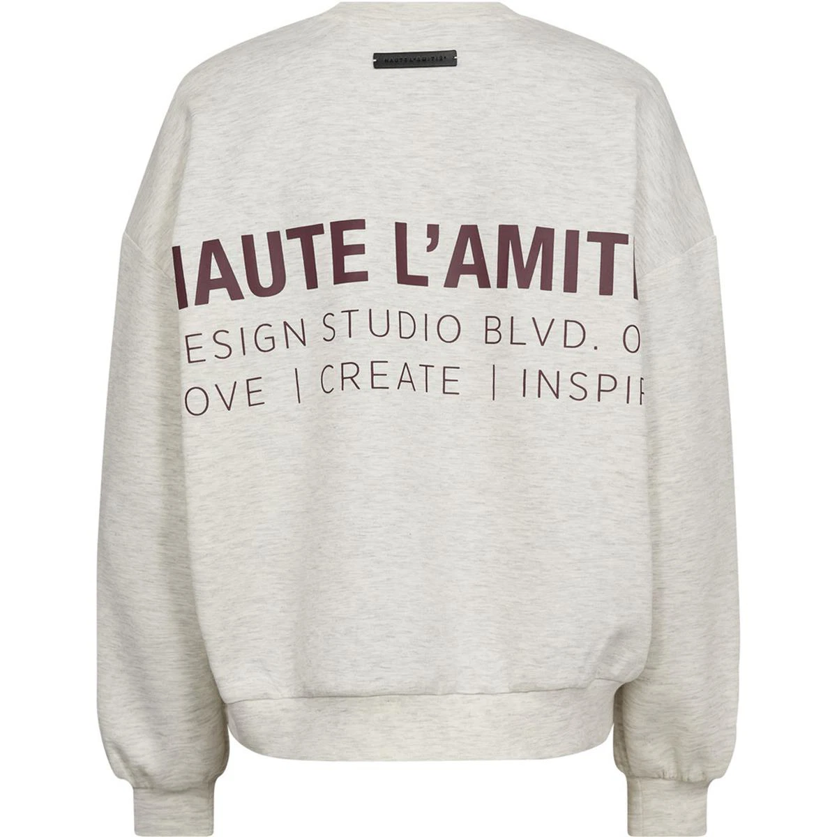 Haute L'Amitié Sweater Back Print Studio Off-White 2