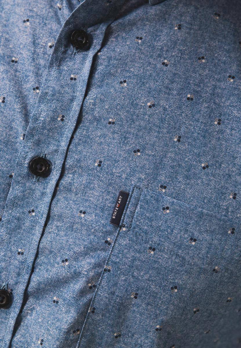 State of Art Overhemd 214-25910 Blauw 5