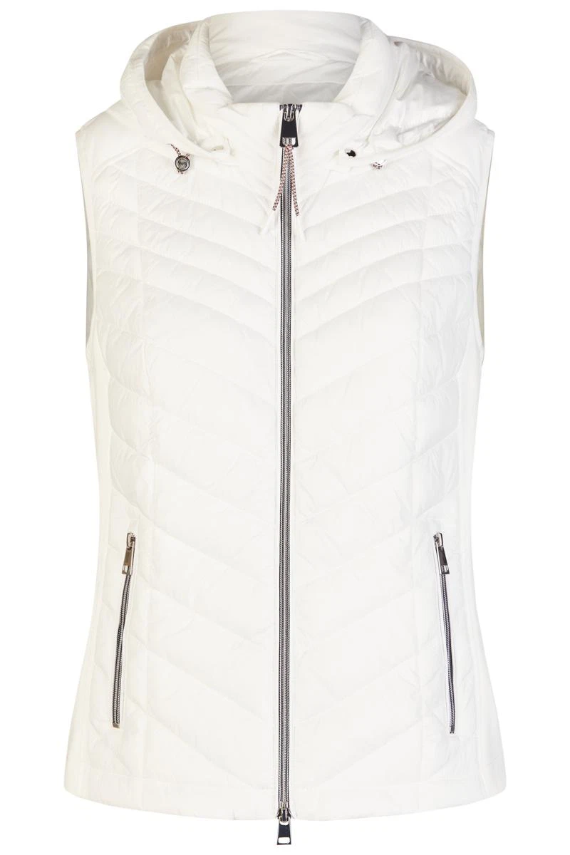 Barbara Lebek Bodywarmer 50730062 Off-White 1