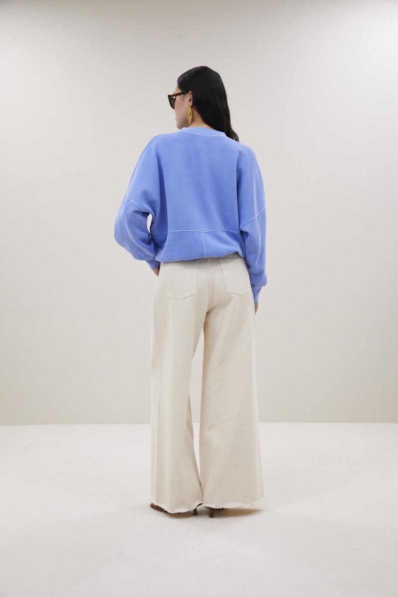 By-Bar Sweater Malyn  Blauw 3