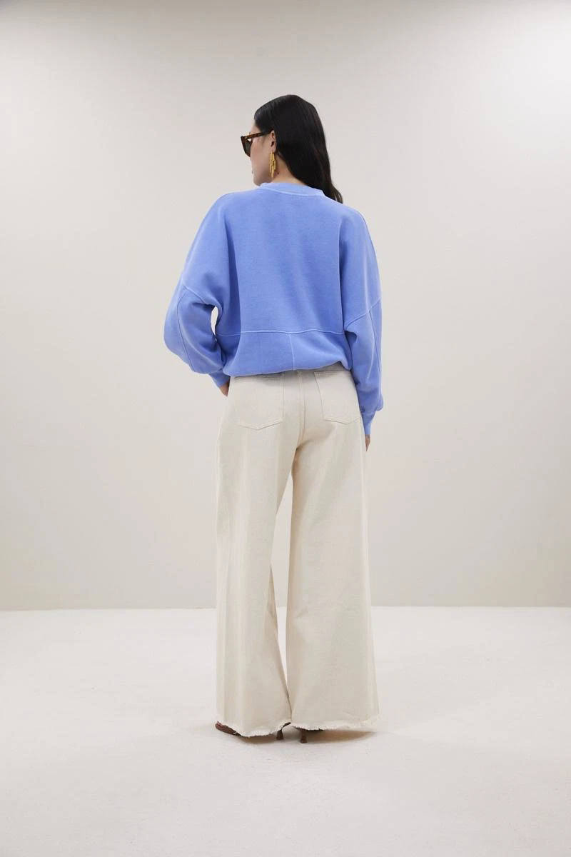 By-Bar Sweater Malyn  Blauw 3