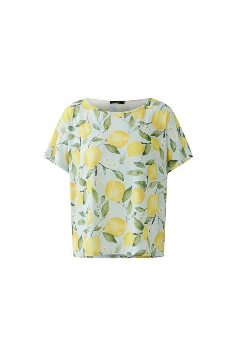 Oui T-Shirt 0097536 Geel  2