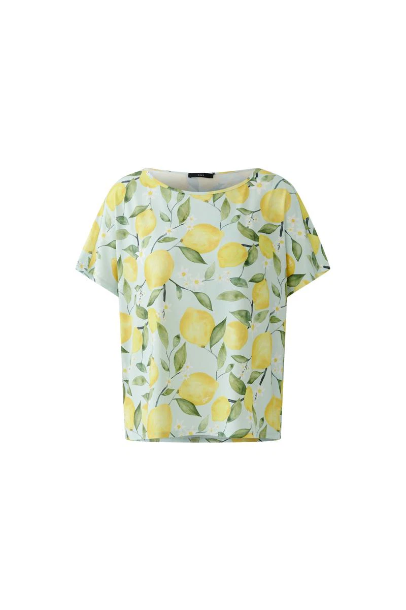 Oui T-Shirt 0097536 Geel 2