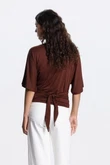 Jansen Amsterdam Blouse Valerie Bruin 3