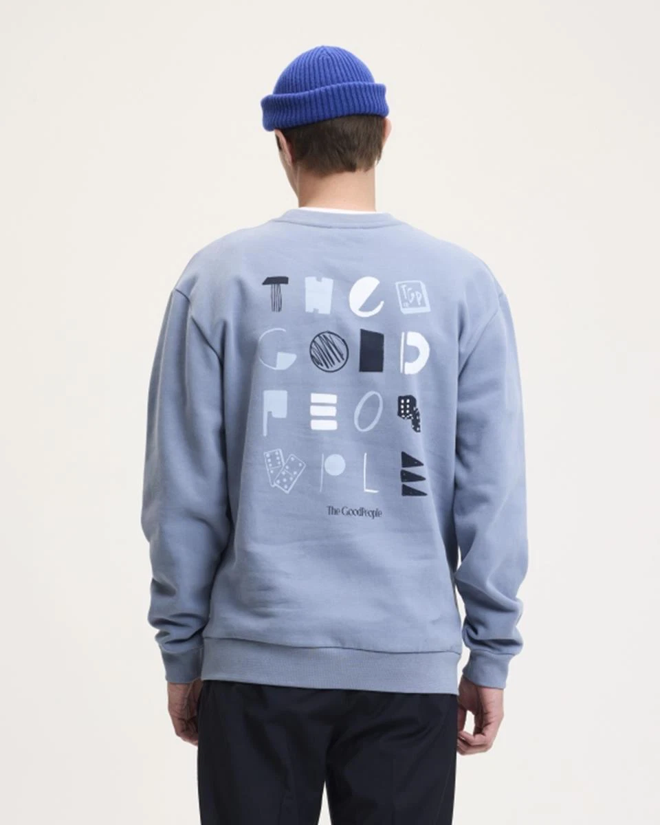 The GoodPeople Sweater Lax Blauw 1