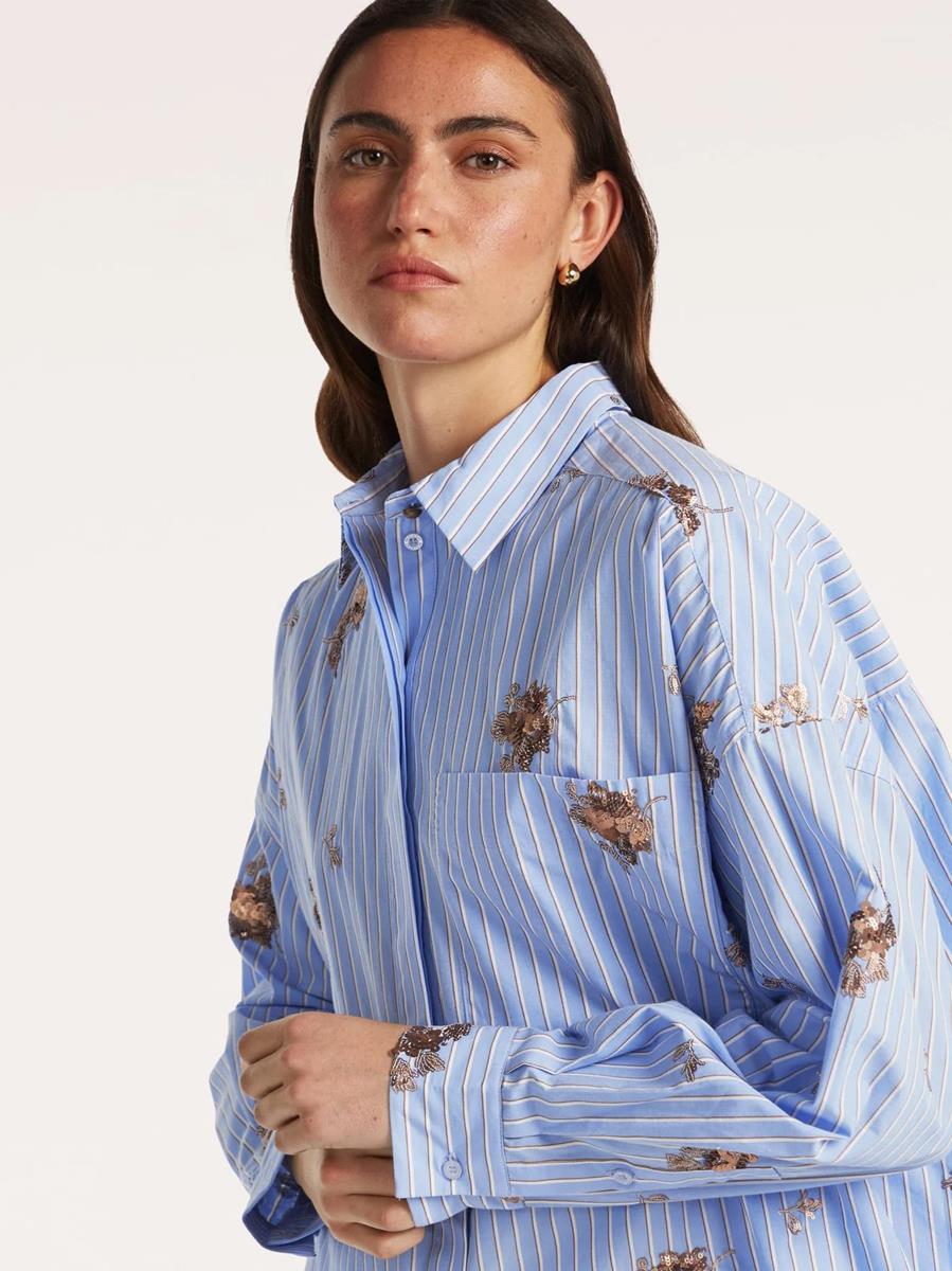 Beaumont Collectie Blouse Deborah Blauw 5