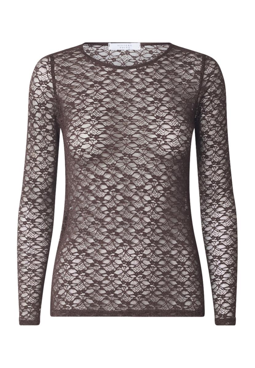 Sisters Point Blouse Gimas-Ls Bruin 2