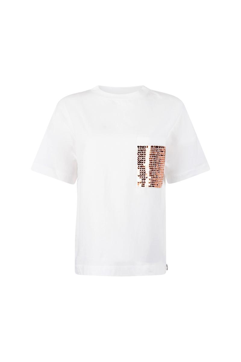 Jansen Amsterdam T-Shirt LIV SS26.4 Wit 5