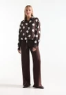 Jansen Amsterdam Blouse DOT W26 Bruin 4