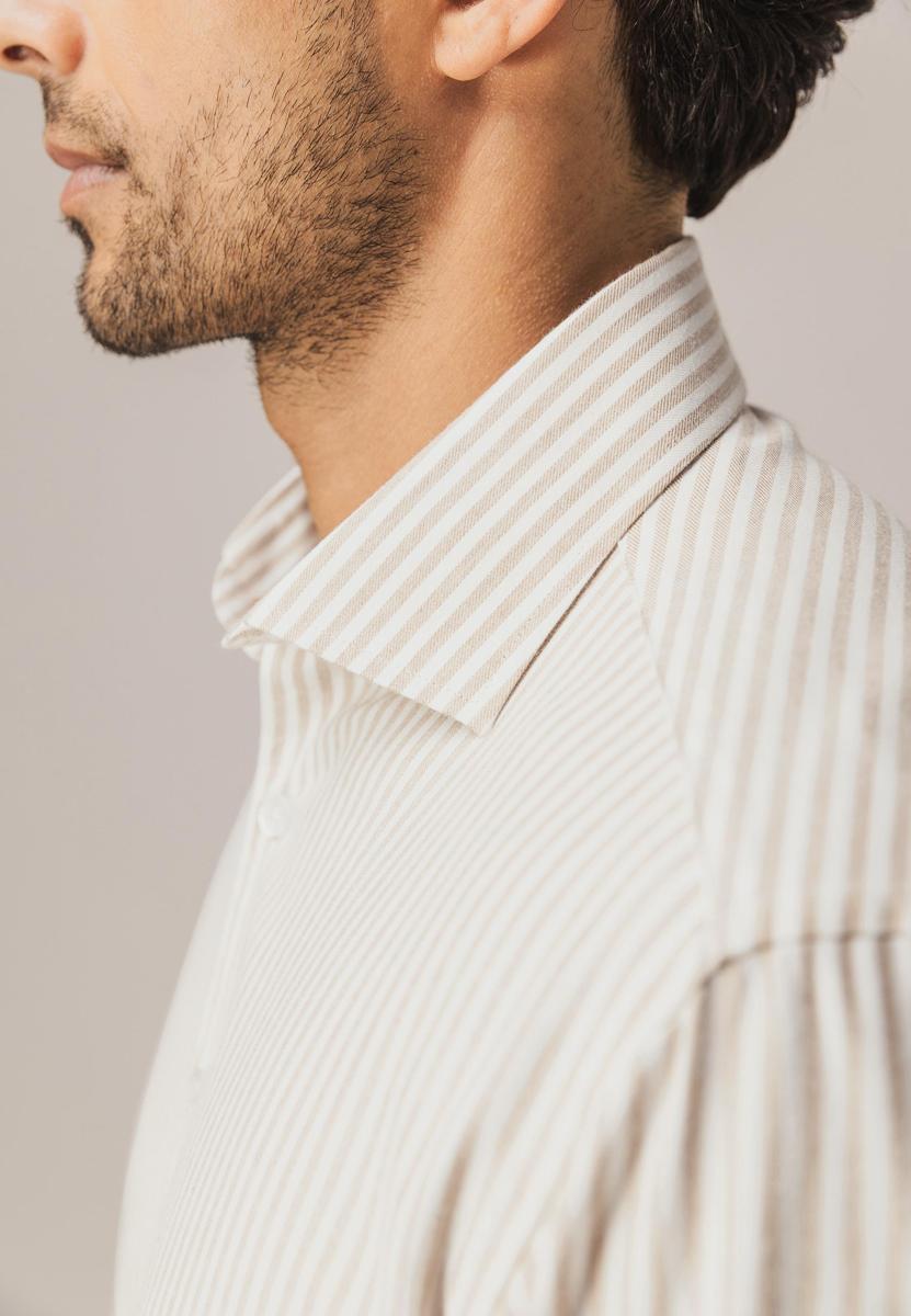 State of Art Overhemd 212-25282 Beige 4