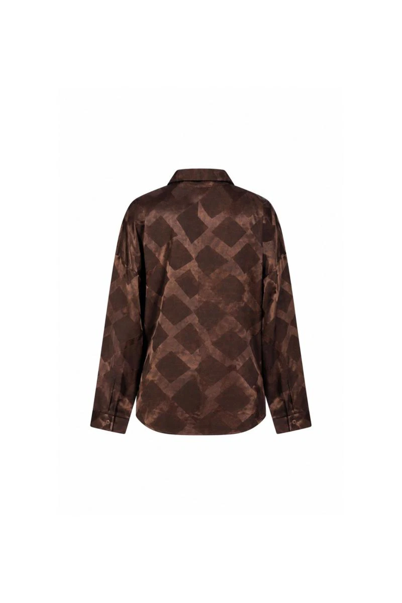 NUKUS Blouse Aneta Bruin 4