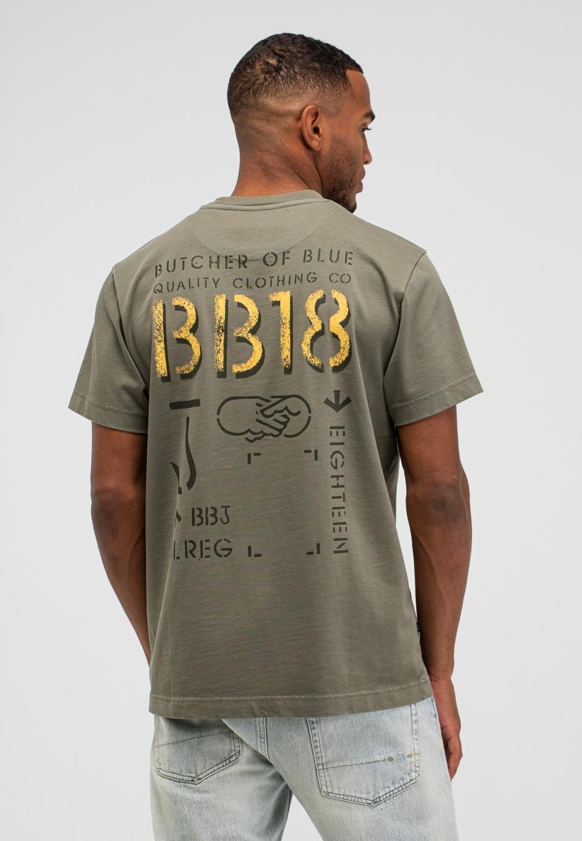 Butcher of Blue T-Shirt M2613050 Groen 6