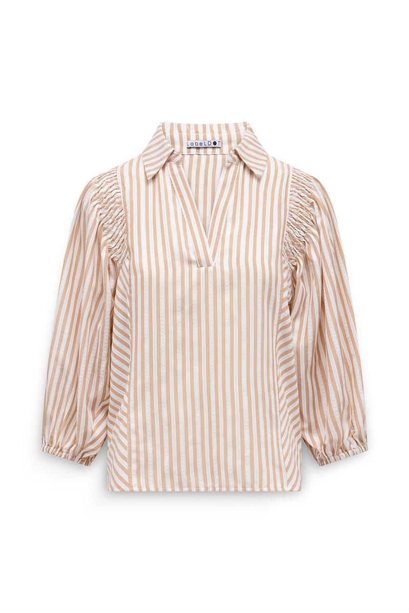Label DOT Blouse Abba Beige 2