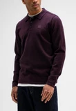 Butcher of Blue Trui Clifden Polo Paars 1