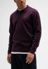 Butcher of Blue Trui Clifden Polo Paars 1