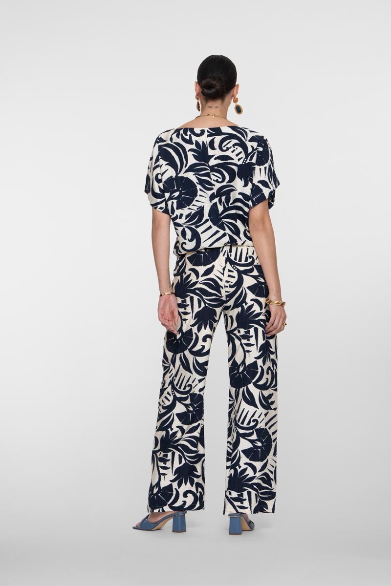 Geisha Pantalon 61141-26 Blauw 6