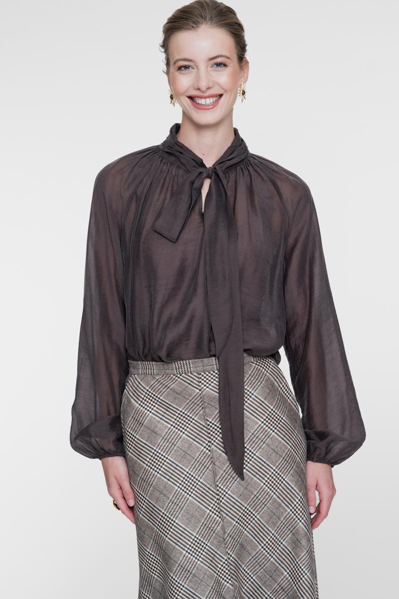 Geisha Blouse 63601-14 Bruin 1